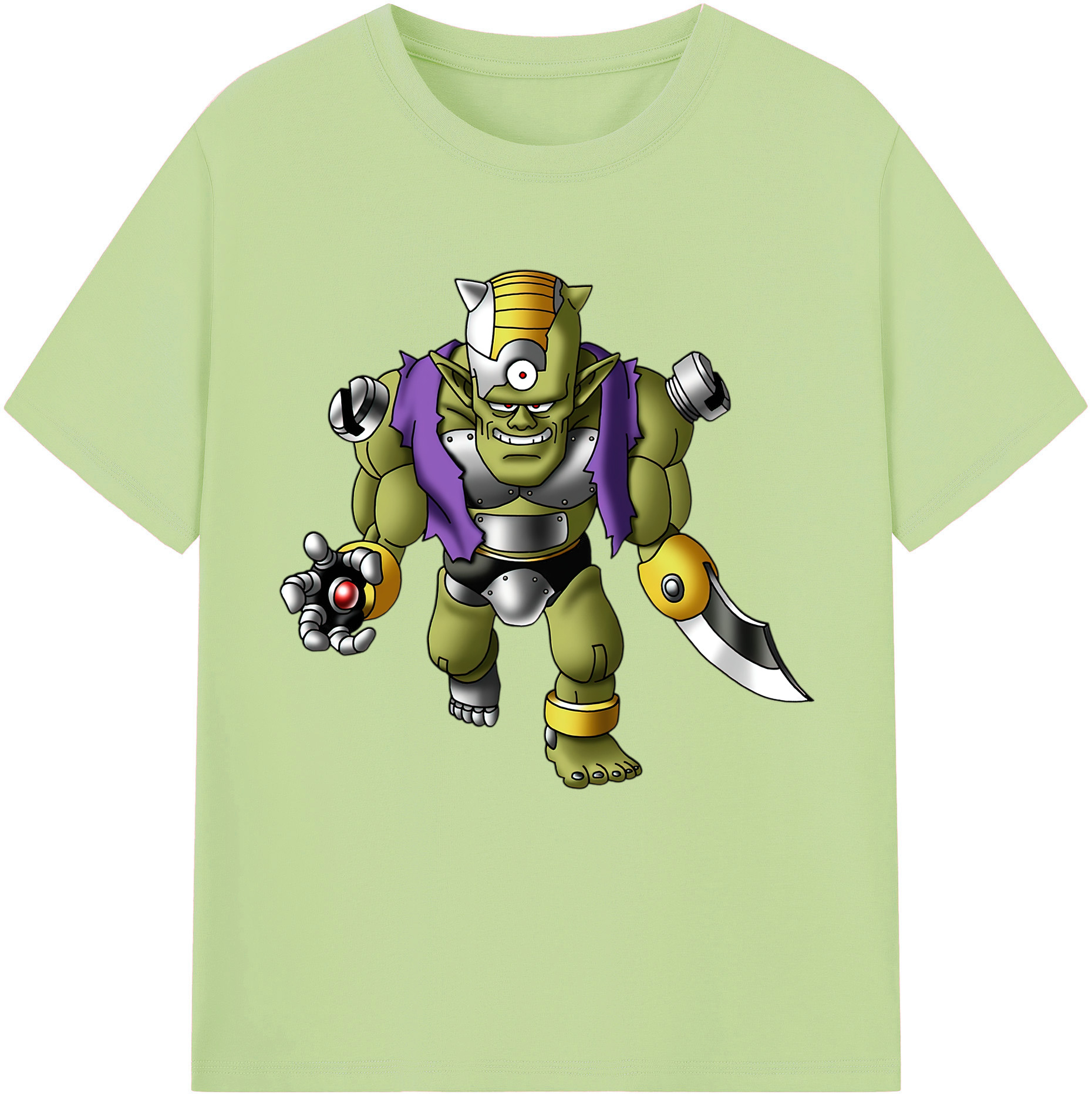 （画像用） ドラゴンクエスト Doragon Kuesuto Dragon Quest 綿100％半袖Tシャツ（フロントプリント）